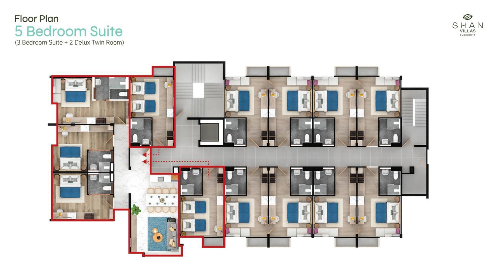 Shan Villas Sukhumvit Bangkok Exterior foto